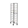 New Age 1343 26in x 20.5in Welded Aluminum Full-Height 10 Platter Rack 