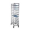 New Age 1347 30in x 15.5in Welded Aluminum Full-Height 12 Platter Rack 