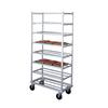 New Age 1355 32.5in x 16in Welded Aluminum Full-Height Mobile Platter Rack 