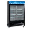 Peach Foodservice PGM-35S 33.5cu.ft.Two-Section Sliding Door Refrigerated Merchandiser 
