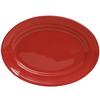 Tuxton China Inc CQH-116 Concentrix 11-1/2in x 8-3/8in Cayenne Ceramic Platter - 1dz 