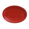 Tuxton China Inc CQH-1352 Concentrix 13-1/2in x 9-3/4in Cayenne Ceramic Platter - 6 EA 
