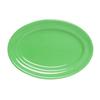 Tuxton China Inc CTH-136 Concentrix 13-3/4in x 10-1/2in Cilantro Ceramic Platter - 6 EA 