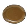 Tuxton China Inc GAJ-023 Artisan 13-1/4in x 11in Mojave Ceramic Oval Platter - 1dz 