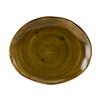 Tuxton China Inc GGW-023 Artisan Geode 13-1/4in x 11in Walnut Porcelain Platter -1dz 