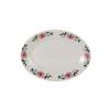 Tuxton China Inc LRH-0939 Western Rose 9-3/8in x 6-3/4in Eggshell Oval Platter - 2dz 