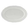 Tuxton China Inc SCH-124 Charleston 12-1/2in x 8-7/8in Porcelain White Platter - 1dz 