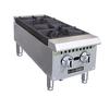 Adcraft BDCTH-12 Black Diamond 12in Countertop Natural Gas Hotplate - 50k BTU 