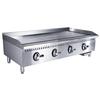 Adcraft BDECTG-48/NG Black Diamond 48in Countertop Manual Gas Griddle 