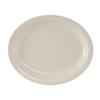 Tuxton China Inc TNR-012 Nevada 9-1/2in Amer White/Eggshell Narrow Rim Platter - 2dz 