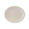 Tuxton China Inc TNR-040 Nevada 7-1/8in Amer White/Eggshell Narrow Rim Platter - 3dz 