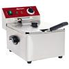 Adcraft DF6LS Electric Countertop 10lb Stainless Steel Deep Fryer - 120v 