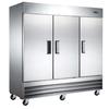 Adcraft GRFZ-3D Grista 72cuft Three-Section Commercial Reach-In Freezer 
