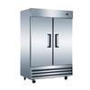 Adcraft USFZ-2D U-Star 48cuft Reach-In Two-Section Solid Door Freezer 