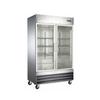Adcraft USRF-2D-G U-Star 46.5cuft Reach-In Two Glass Door Refrigerator 