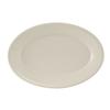 Tuxton China Inc TRE-034 Reno 9-3/8in Amer White/Eggshell Ceramic Platter - 2dz 