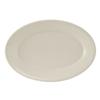Tuxton China Inc TRE-049 Reno 15in Amer White/Eggshell Ceramic Wide Rim Platter - 6 EA 