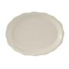 Tuxton China Inc TSC-012 Shell 9-1/2in Amer White/Eggshell Ceramic Platter - 2dz 