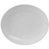 Tuxton China Inc VPH-130 Florence 13-1/4in Porcelain White Oval Coupe Platter - 1dz 