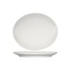 Tuxton China Inc VWH-094 Zion 10in Matte White Ceramic Oval Coupe Platter - 2dz 