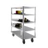 New Age 1451 75in x 29in Welded Aluminum 5 Shelf Queen Mary Banquet Cart 
