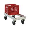 New Age 1620 28.25in x 13.75in Aluminum Frame (8) Milk Crate Dolly 