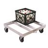 New Age 1622 26.75in x 26.75in Aluminum Frame (16) Milk Crate Dolly 