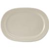 Tuxton China Inc YEH-117 Monterey 11-3/4in Amr White/Eggshell Racetrack Platter - 1dz 