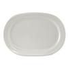 Tuxton China Inc YPH-102 Sonoma 10-3/8in Porcelain White Racetrack Platter - 2dz 
