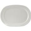 Tuxton China Inc YPH-117 Sonoma 11-3/4in Porcelain White Racetrack Platter - 1dz 