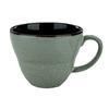 International Tableware, Inc LU-1-AS Luna 9oz Ash Hand Painted Stoneware Cup - 2dz 