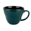 International Tableware, Inc LU-1-MI Luna 9oz Midnight Blue Hand Painted Stoneware Cup - 2dz 