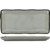 International Tableware, Inc LU-133-AS Luna 13in x 6-1/2in Ash Stoneware Rectangular Platter - 1dz 