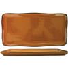International Tableware, Inc LU-133-TA Luna 13in Terracotta Stoneware Rectangular Platter - 1dz 