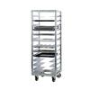 New Age 1655 24.5in x 26in Welded Aluminum Mobile Universal Pan Rack 
