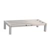 New Age 2051 24in x 20in x 12in Welded Aluminum Vented Dunnage Rack 