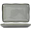International Tableware, Inc LU-64-AS Luna 6in x 4in Ash Stoneware Rectangular Platter- 3dz 