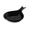 Tuxton China Inc BBP-100 DuraTux 12oz Black Ceramic Fry Pan Server - 1dz 