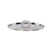 Tuxton China Inc RSZW-142 TUXSTEEL 14-1/4in Stainless Steel Lid with Solid Handle 