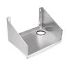 John Boos UBBSS-18-X Stainless Steel 18in x 8.5in Bolt-On Blender Station Shelf 