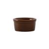 Tuxton China Inc BAX-025 DuraTux 2-1/2oz Black/Eggshell Round Ramekin - 4dz 