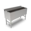 John Boos UBIB-1848-CP10-X Slim-Line 48in x 18in Stainless Steel Underbar Cocktail Unit 