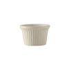 Tuxton China Inc BEX-0152 DuraTux 1.5oz Amer White/Eggshell Fluted Ramekin - 4dz 
