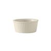 Tuxton China Inc BEX-0602 DuraTux 6oz Amer White/Eggshell Round Fluted Ramekin - 4dz 