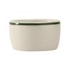 Tuxton China Inc DNX-0203 DuraTux 2oz Eggshell with Green Band Ramekin/Cheese Pipken 