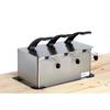 Nemco 10968 17.5inx14in Stainless Steel Triple Drop-In Condiment Dispenser 