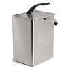 Nemco 10972 10.8in x 13.25in Stainless Steel Single Condiment Dispenser 