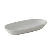 Tuxton China Inc BWZ-0921 DuraTux 9-1/4in x 4-1/4in White Ceramic Relish Tray - 1dz 