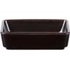Tuxton China Inc GZL-751 TuxTrendz 3oz Lava Ceramic Rectangular Sauce Dish - 2dz 