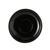 Tuxton China Inc BBE-066 DuraTux 6-3/4in Diameter Black Ceramic Cappuccino Saucer 